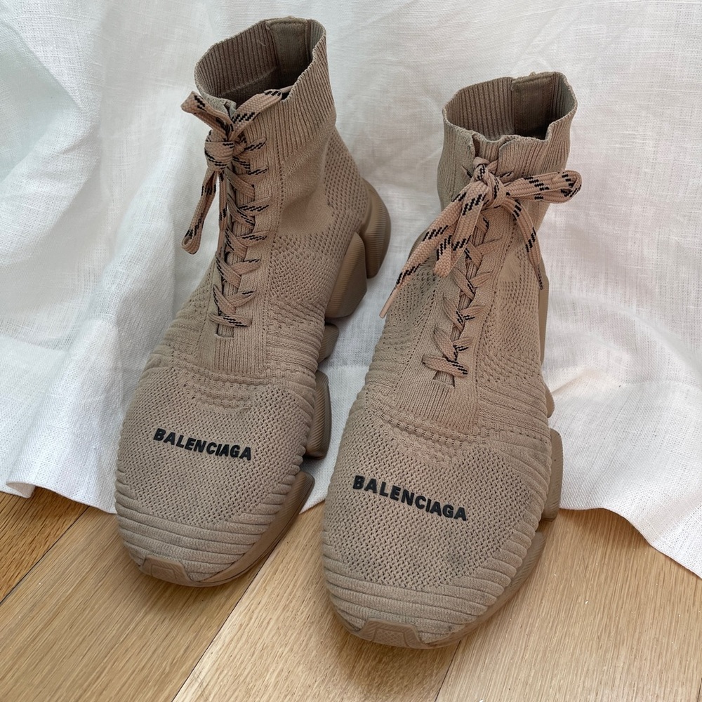 BALENCIAGA • Speed 2.0 Sneaker Lace-Up in recycled knit • M9.5 (EU42)
